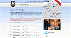 Desktop Screenshot of gratisflug.com